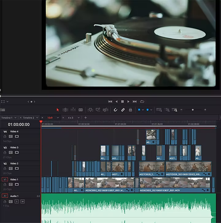 Editing a video and audio in Adobe {{premiere}}