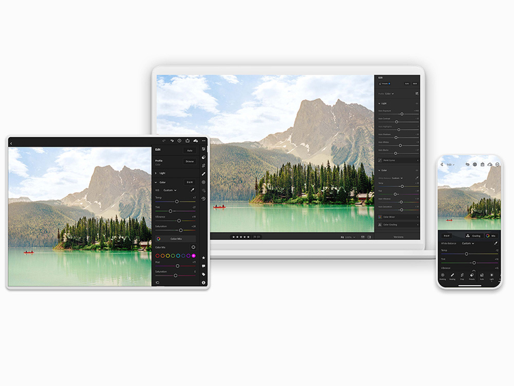 Get to know Lightroom across all your desktop, tablet, and mobile devices.